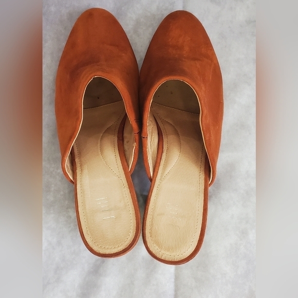 J‎ JILL Celeste Henna Suede Block Heel Mules Size 10M - Picture 6 of 14